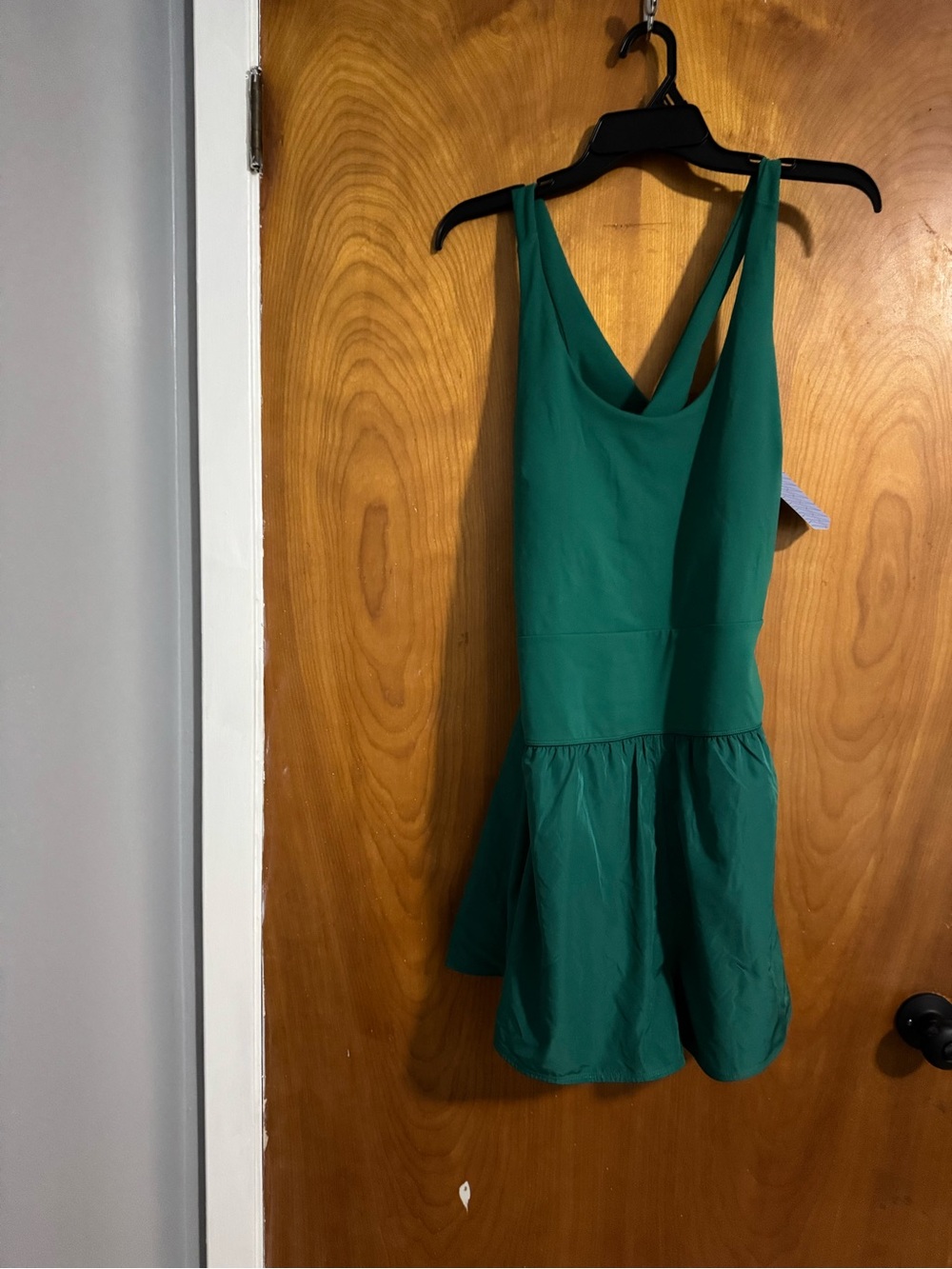 Avia Emerald Green Sleeveless Romper With Pocket